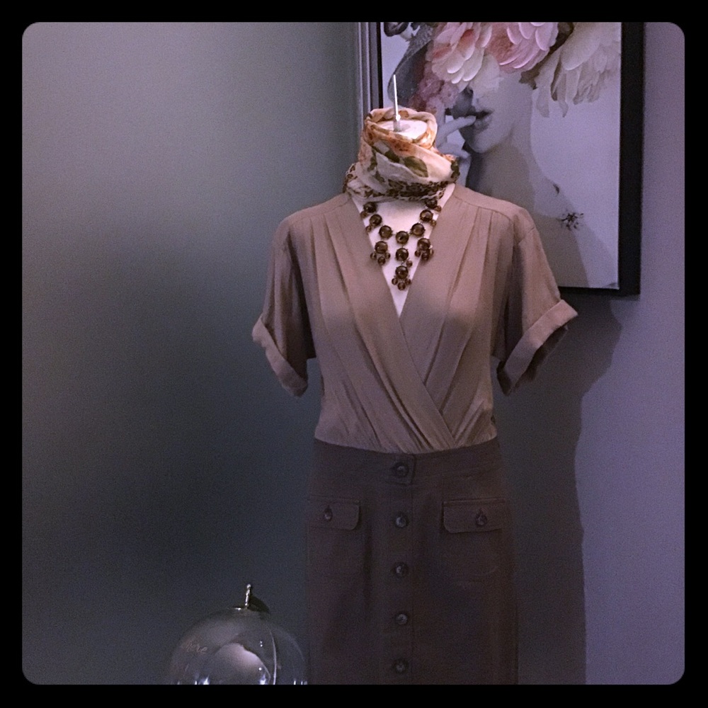 Out of Africa inspired dress